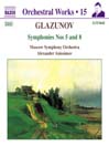 GLAZUNOV: Symphonies Nos. 5 and 8@